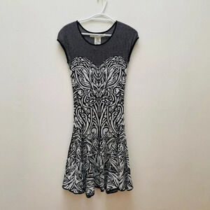 Max Studio - Dropped Waist Knit Sweater  Dress